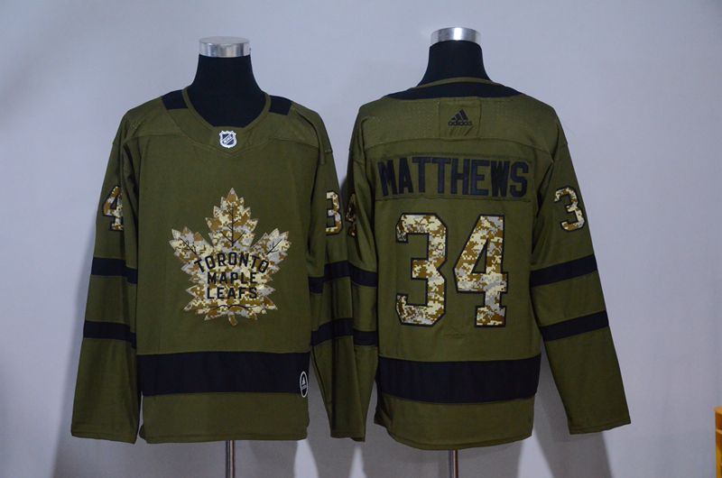 Men 2017 NHL Men Toronto Maple Leafs #34 Matthews Green Adidas Jerseys->toronto maple leafs->NHL Jersey
